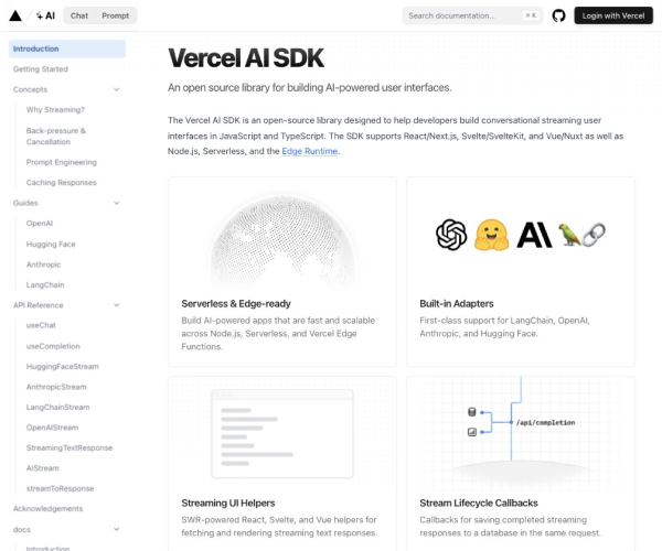 Vercel AI SDK - 1234.chat