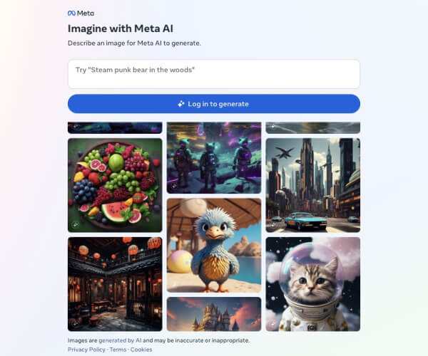 Imagine with Meta - 1234.chat