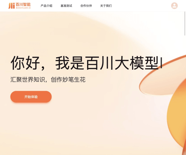 百川大模型 - 1234.chat